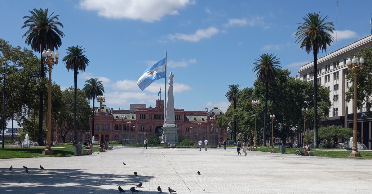 foto de la bandera argentina